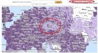 Aktuální 3G pokrytí ČR jak jej vidí Amazon