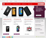 Nový web Vodafone