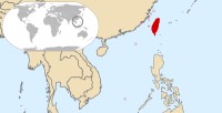 Kde na světové mapě nalezneme Taiwan (zdroj:Wikimedia )