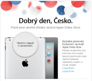 Uvítání v Apple Online Store ČR