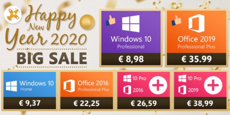 Šťastný Nový rok: software Microsoft až o 98 % levnější