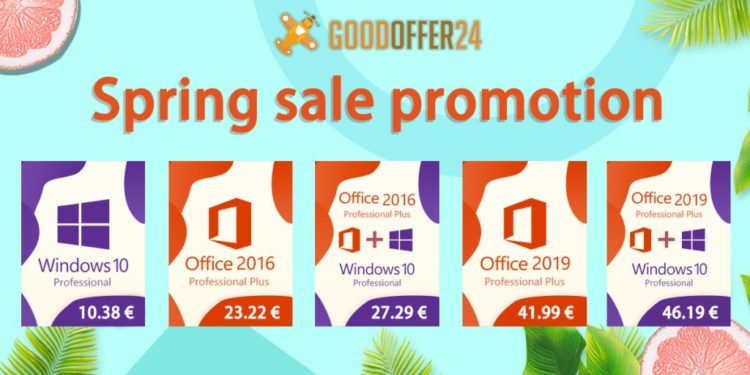 Jarní slevy softwaru od GoodOffer24
