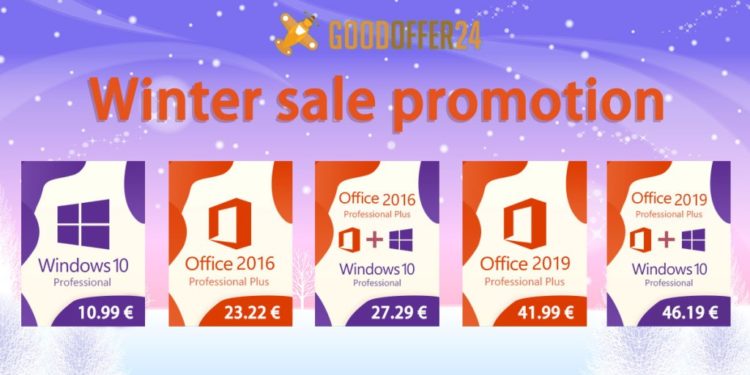 Windows 10 Pro za 10,99 €, Office od 27,29 € od GoodOffer24