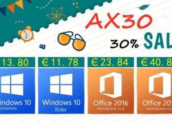 Doživotní licence na Windows 10 jen za 11 €, Office za 23 €, na začátku března slevy až 91 %!