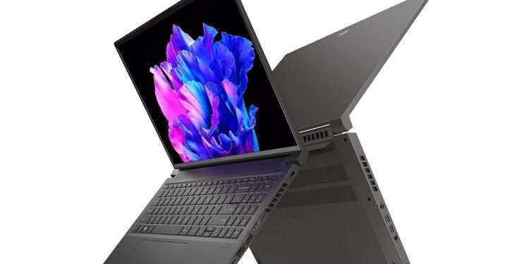 Acer uvádí notebook Swift X 16 s procesory AMD Ryzen 7040