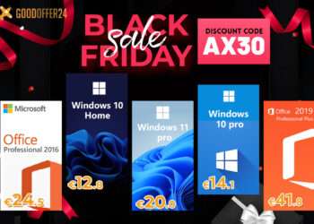 Jen jednou za rok můžete u na Black Friday získat u Goodoffer24 doživotní lecenci na Windows 11 za €20 a Office za €24!