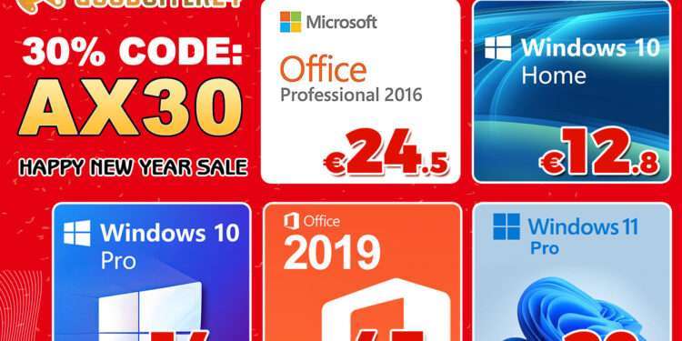 Levné klíče na Windows 11 a Office včetně bundlů a další software