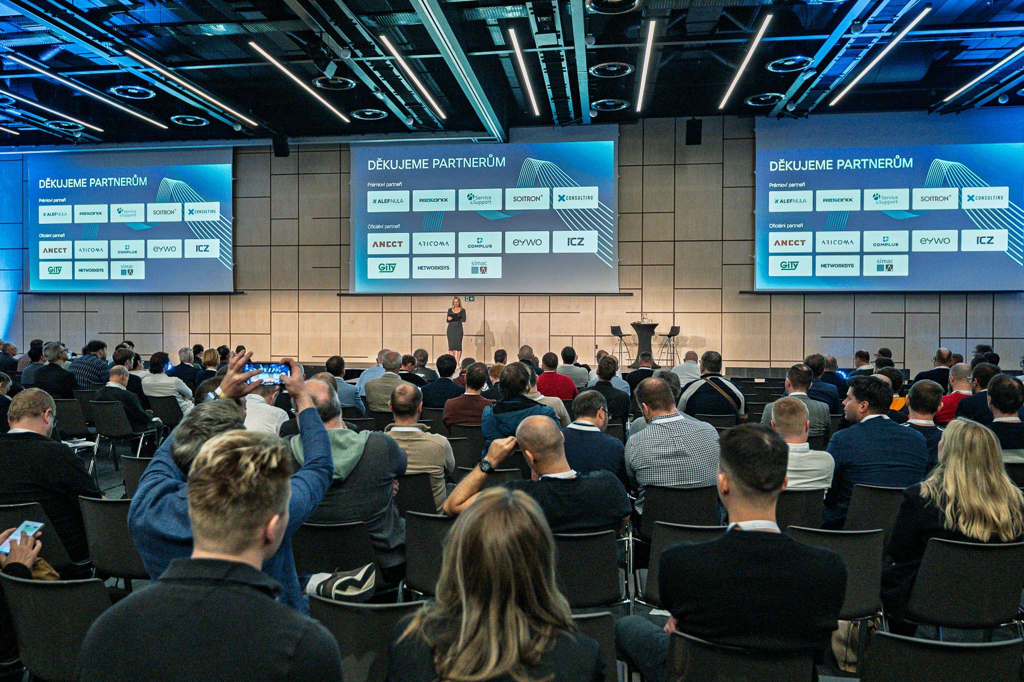 Hlavní sál technologické konference Cisco Connect 2025